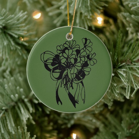Irish Kleeblatt Bouquet St. Patrick's Day Ornament (Baum)
