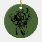 Irish Kleeblatt Bouquet St. Patrick's Day Ornament (Vorne)