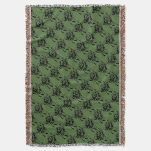 Irish Kleeblatt Bouquet Throw Blanket Decke