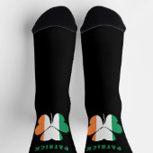 Irish Kleeblatt Celtic Name Socken (Oben)