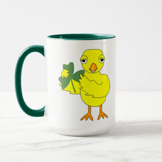 Irish Kleeblatt Chick Tasse (Links)
