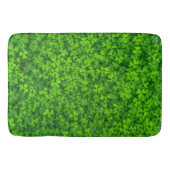 Irish Kleeblatt Clover Green Floral Irland Badematte (Vorderseite)