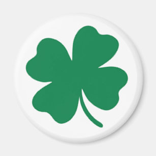 Irish Kleeblatt Clover Magnet - Helles grünes Desi