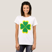 Irish Kleeblatt Cross für Saint Patrick's Day T-Shirt (Vorne ganz)