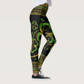 Irish Kleeblatt Four-leaf Lucky Clover Leggings (Rechts)