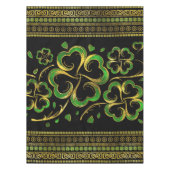 Irish Kleeblatt Four-leaf Lucky Clover Tischdecke (Vorderseite)
