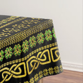 Irish Kleeblatt Four-leaf Lucky Clover Tischdecke (Beispiel)