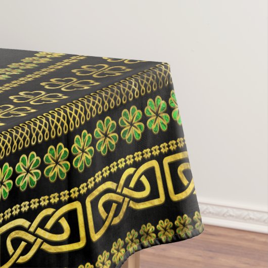Irish Kleeblatt Four-leaf Lucky Clover Tischdecke (Beispiel)