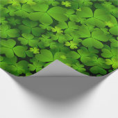 Irish Kleeblatt Gift Wrap Geschenkpapier (Ecke)
