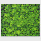 Irish Kleeblatt Gift Wrap Geschenkpapier (Flach)