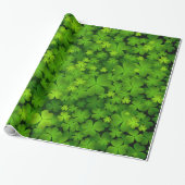 Irish Kleeblatt Gift Wrap Geschenkpapier (Ungerollt)
