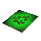 Irish Kleeblatt/grüner Klee, grüner Schimmer Irlan Fliese (Seite)
