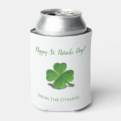 Irish Kleeblatt Happy St. Patrick's Day Can Cooler Dosenkühler (Kanne Vorderseite)