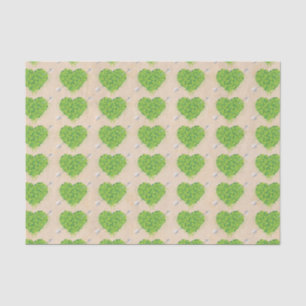 Irish Kleeblatt Heart Wedding Seidenpapier