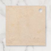 Irish Kleeblatt Herzlichen Dank Personalisiert Geschenkanhänger (Rückseite)