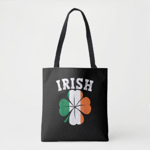 Irish Kleeblatt Ireland Flag St Patrick Day Vintag Tasche