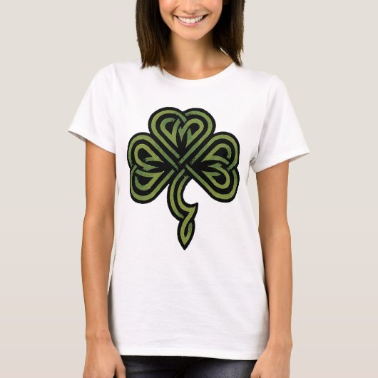 Irish Kleeblatt Ladys T-Shirt (Vorderseite)