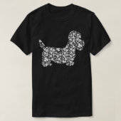 Irish Kleeblatt Leaf Bichon Frise Dog St Patricks T-Shirt (Design vorne)