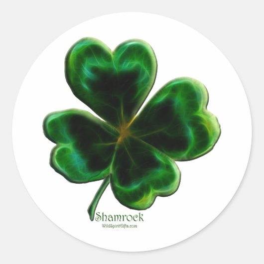 Irish Kleeblatt Lucky Clover Sticker Series (Vorderseite)