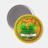 Irish Kleeblatt Mouse Magnet (Vorderseite/Rückseite)