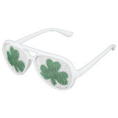 IRISH KLEEBLATT PARTYBRILLE (Schrägansicht)