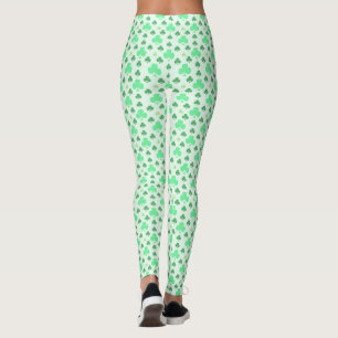 Irish Kleeblatt Pattern Leggings
