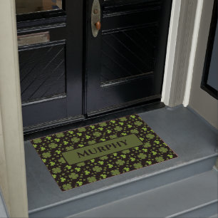 Irish Kleeblatt Personalisiert Doormat Fußmatte