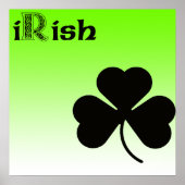 iRish Kleeblatt Poster (Vorne)