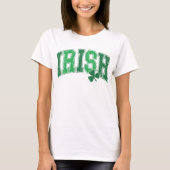 Irish Kleeblatt Retro St Patrick's Day T-Shirt (Vorderseite)