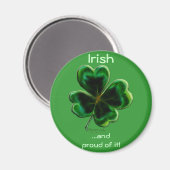 Irish Kleeblatt Series Magnet (Vorderseite/Rückseite)