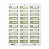Irish Kleeblatt St. Patrick's Address Label 1 (Vorne)