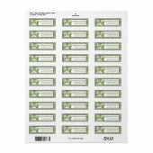 Irish Kleeblatt St. Patrick's Address Label 2 (Vorne)