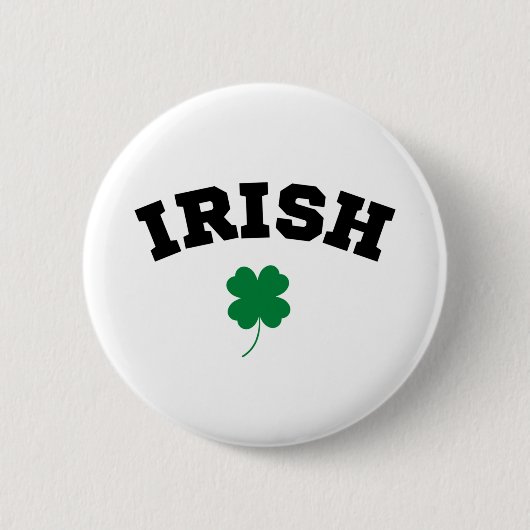 Irish Kleeblatt St Patrick's Button (Vorderseite)