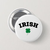 Irish Kleeblatt St Patrick's Button (Vorne & Hinten)