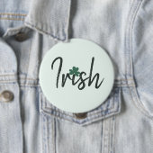 Irish Kleeblatt St Patricks Day      Button (Beispiel)