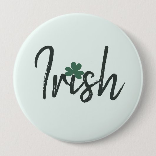 Irish Kleeblatt St Patricks Day      Button (Vorderseite)