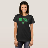 Irish Kleeblatt St Patrick's Day Clover Saint Padd T-Shirt (Vorne ganz)