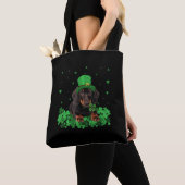Irish Kleeblatt St Patrick's Day Dackel Cool T-S Tasche (Von Nahem)