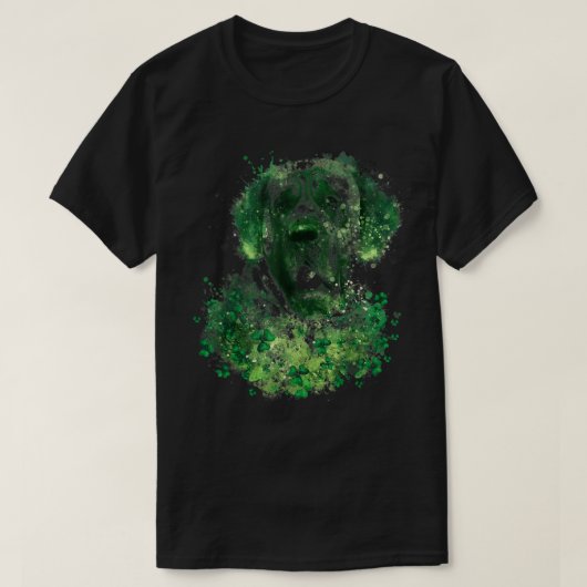 Irish Kleeblatt St Patrick's Day English Mastiff C T-Shirt (Design vorne)