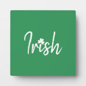 Irish Kleeblatt St Patricks Day Fotoplatte (Vorderseite)