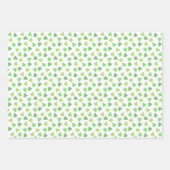 Irish Kleeblatt St. Patrick's Day Geschenkpapier Set (Vorderseite 3)