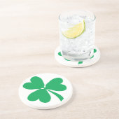 Irish Kleeblatt/St Patrick's Day Getränkeuntersetzer (Seite)