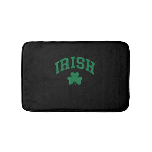 Irish Kleeblatt St Patricks Day Irland Pride Irish Badematte (Vorderseite)