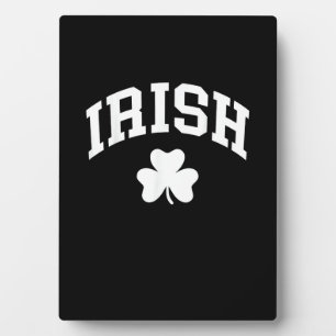 Irish Kleeblatt St Patricks Day Irland Pride Irish Fotoplatte