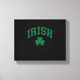 Irish Kleeblatt St Patricks Day Irland Pride Irish Leinwanddruck