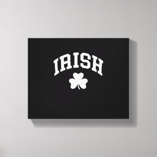 Irish Kleeblatt St Patricks Day Irland Pride Irish Leinwanddruck