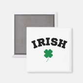 Irish Kleeblatt St Patrick's Magnet (Vorderseite/Rückseite)