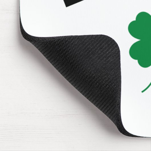 Irish Kleeblatt St Patrick's Mousepad (Ecke)