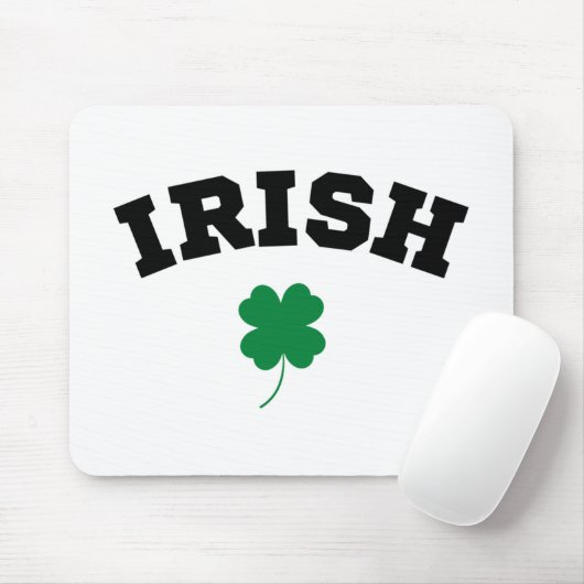 Irish Kleeblatt St Patrick's Mousepad (Mit Mouse)