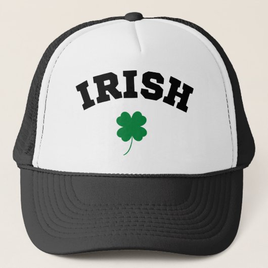 Irish Kleeblatt St Patrick's Truckerkappe (Vorderseite)